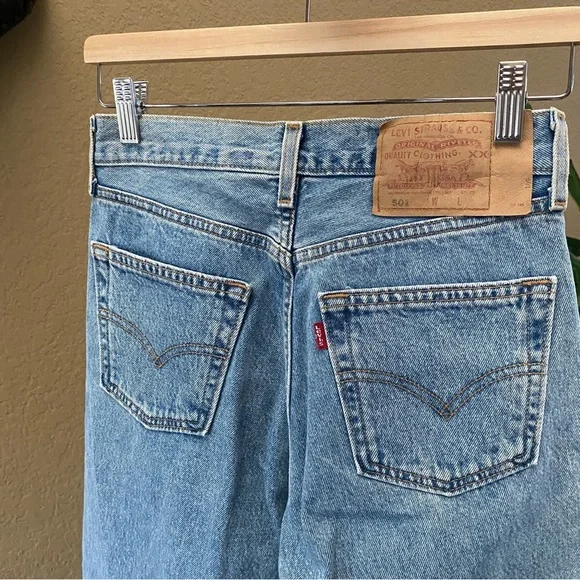 Vintage Levi’s 501 High Waist Straight Leg Jean W27 26 - Picture 8 of 9